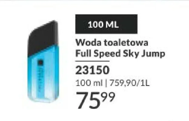 Woda toaletowa Full Speed Sky Jump promocja w AVON