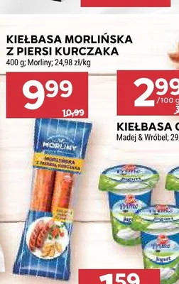 Kiełbasa Morlińska z piersi kurczaka promocja w Stokrotka