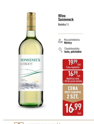 Wino Sonneneck promocja w Aldi