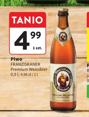 Piwo Franziskaner Premium Weissbier promocja w Intermarche