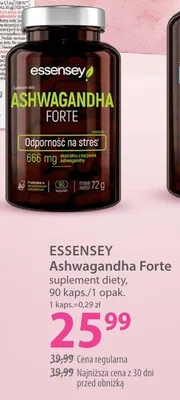 Suplement diety Ashwagandha Forte promocja w Hebe