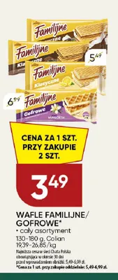 Wafle Familijne gofrowe promocja w Chata Polska