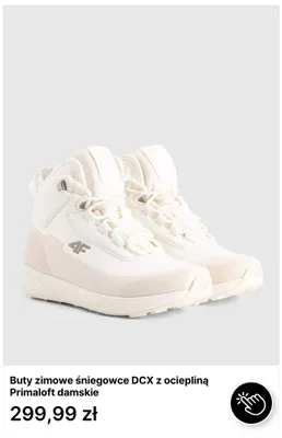 Buty zimowe śniegowce DCX z ociepliną Primaloft damskie 4F promocja w 4F