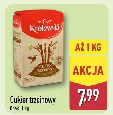 Cukier trzcinowy promocja w Aldi