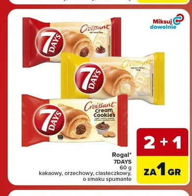 Rogal 7 Days ciasteczkowy promocja w Carrefour Market