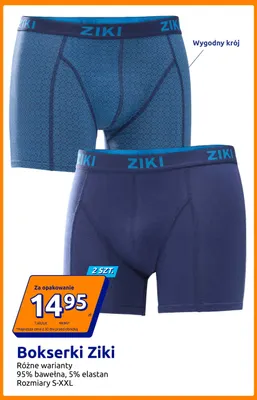Bokserki Ziki 2-pak promocja w Action