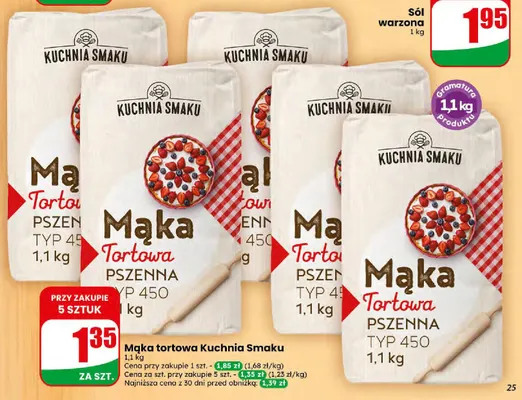 Mąka tortowa Kuchnia Smaku promocja w Dino