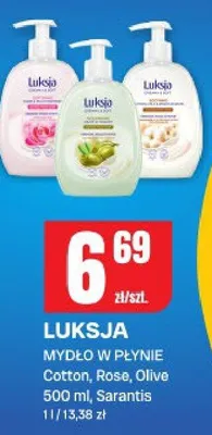 Mydło w płynie cotton, rose, olive promocja w Chorten