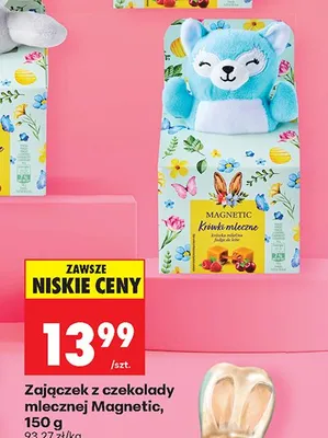 Zajączek z czekolady mlecznej promocja w Biedronka