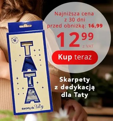 Skarpety z dedykacją dla Taty promocja w Poczta Polska