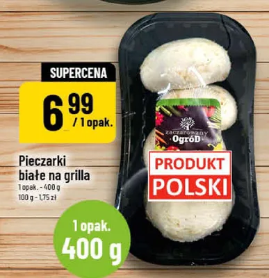 Pieczarki białe na grilla Zaczarowany Ogród promocja w POLOmarket