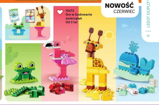 Klocki LEGO Duplo 10472 Gra w budowanie zwierzątek promocja w LEGO