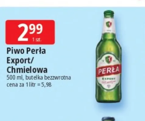 Piwo Perła Chmielowa promocja w Leclerc