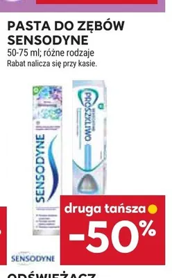 Pasta do zębów Sensodyne promocja w Stokrotka
