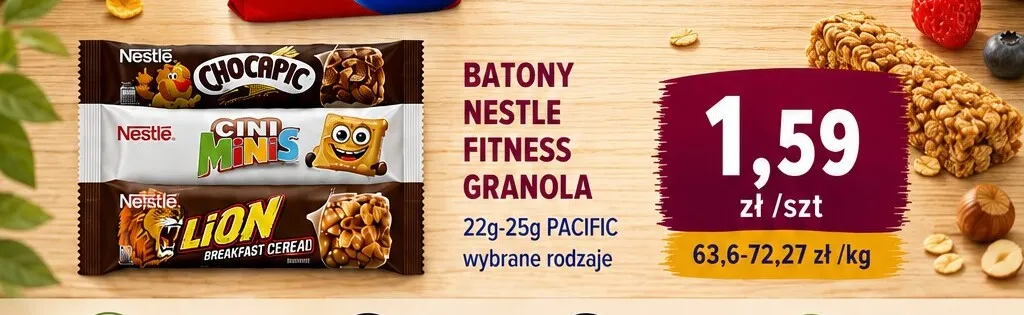 Baton Nestlé Chocapic promocja w emma MARKET
