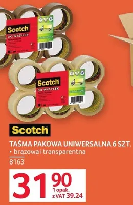 Taśma pakowa uniwersalna 6 szt. Scotch promocja w Selgros