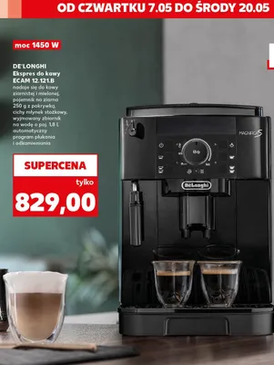 Ekspres do kawy De'Longhi ECAM 12.121.B 1450W promocja w Kaufland