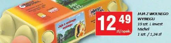 Jaja z wolnego wybiegu promocja w Chorten