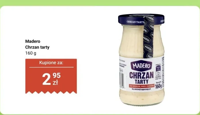 Chrzan tarty promocja w Biedronka