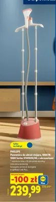 Parownica do ubrań stojąca Philips 1000 Series STH1020/40 promocja w Lidl