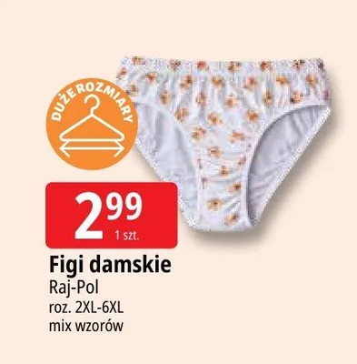 Figi damskie Raj-Pol promocja w Leclerc
