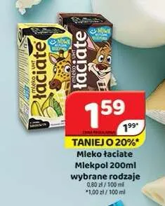Mleko Łaciate promocja w Delfin