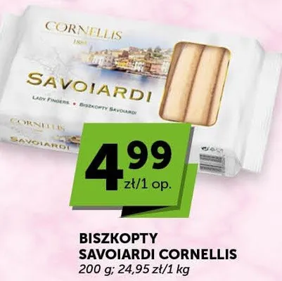Biszkopty Savoiardi Cornellis promocja w Groszek