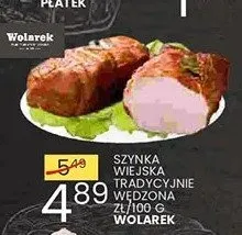 Szynka wiejska tradycyjna wędzona Wolarek promocja w Wafelek