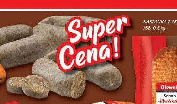 Kaszanka z cebulą JBB promocja w Chorten