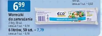 Woreczki do zamrażania Eco+ 3 l promocja w Leclerc