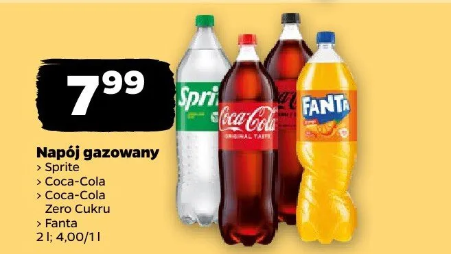 Napój gazowany Sprite promocja w Netto