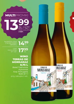 Wino Terras de Monsaraz czerwone wytrawne Portugalia promocja w Duży Ben