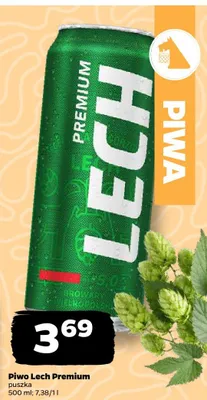 Piwo Lech premium promocja w Netto