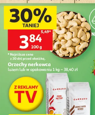 Orzechy nerkowca promocja w Auchan