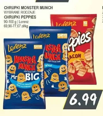 Chrupki Peppies Lorenz Bacon promocja w Słoneczko