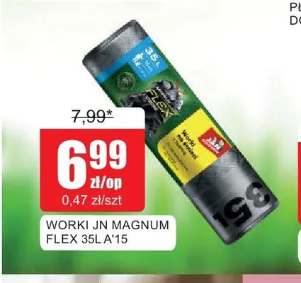 Worki na śmieci Jan Niezbędny Magnum Flex 35 l promocja w Bingo
