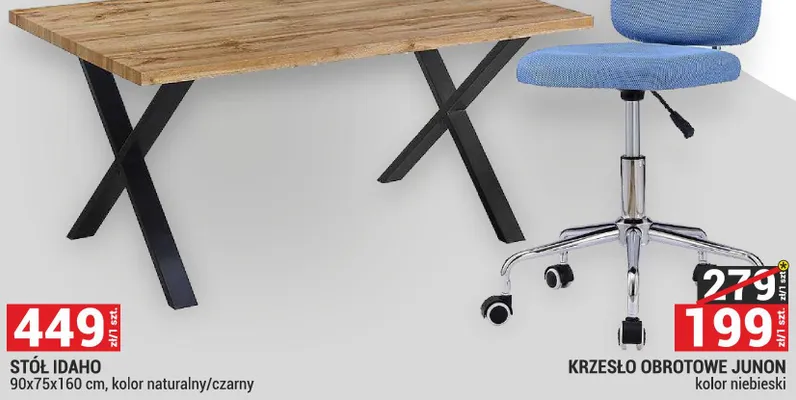 Stół Idaho promocja w Merkury Market