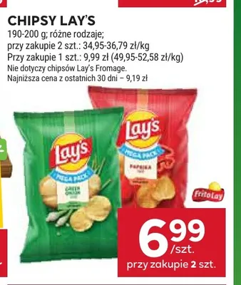 Chipsy Lay's Paprika promocja w Stokrotka