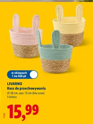 Kosz do przechowywania Livarno promocja