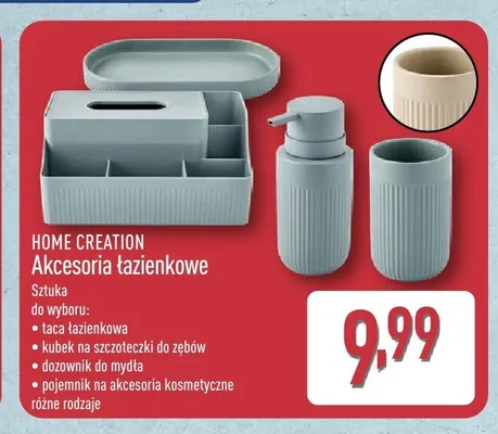 Dozownik do mydła HOME CREATION promocja w Aldi