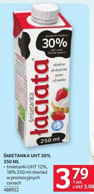 Śmietanka UHT 30% 250 ml promocja w Selgros