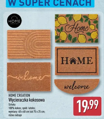 Wycieraczka kokosowa promocja w Aldi