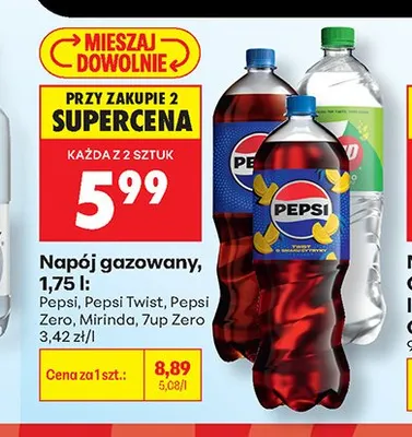 Napój gazowany Pepsi promocja w Biedronka