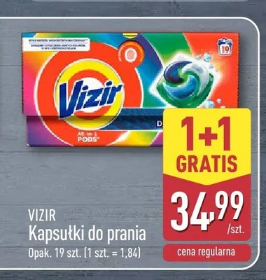 Kapsułki do prania Vizir All-in-1 PODS promocja w Aldi