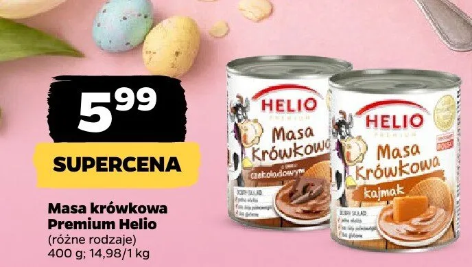 Masa krówkowa Premium różne rodzaje promocja w Netto