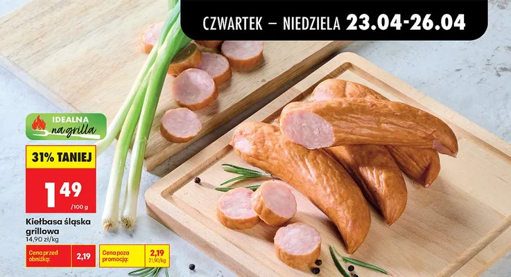 Kiełbasa śląska promocja w Biedronka