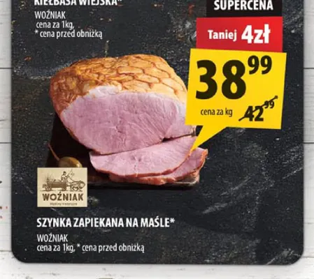Szynka zapiekana na maśle Woźniak promocja w Arhelan