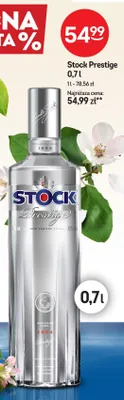 Wódka Stock Prestige promocja w Żabka