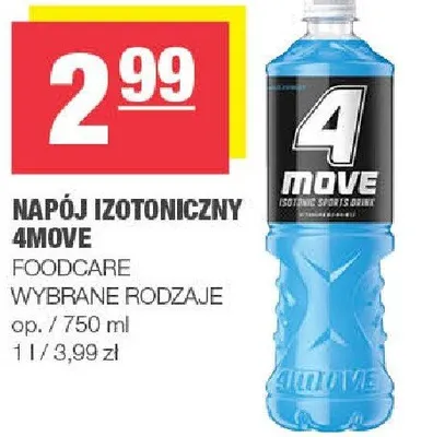 Napój izotoniczny 4Move promocja w SPAR