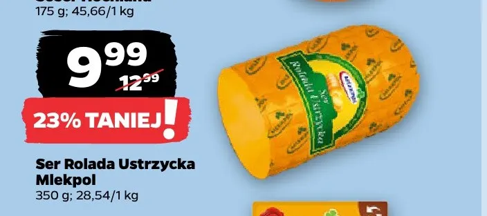 Ser Rolada Ustrzycka Mlekpol promocja w Netto